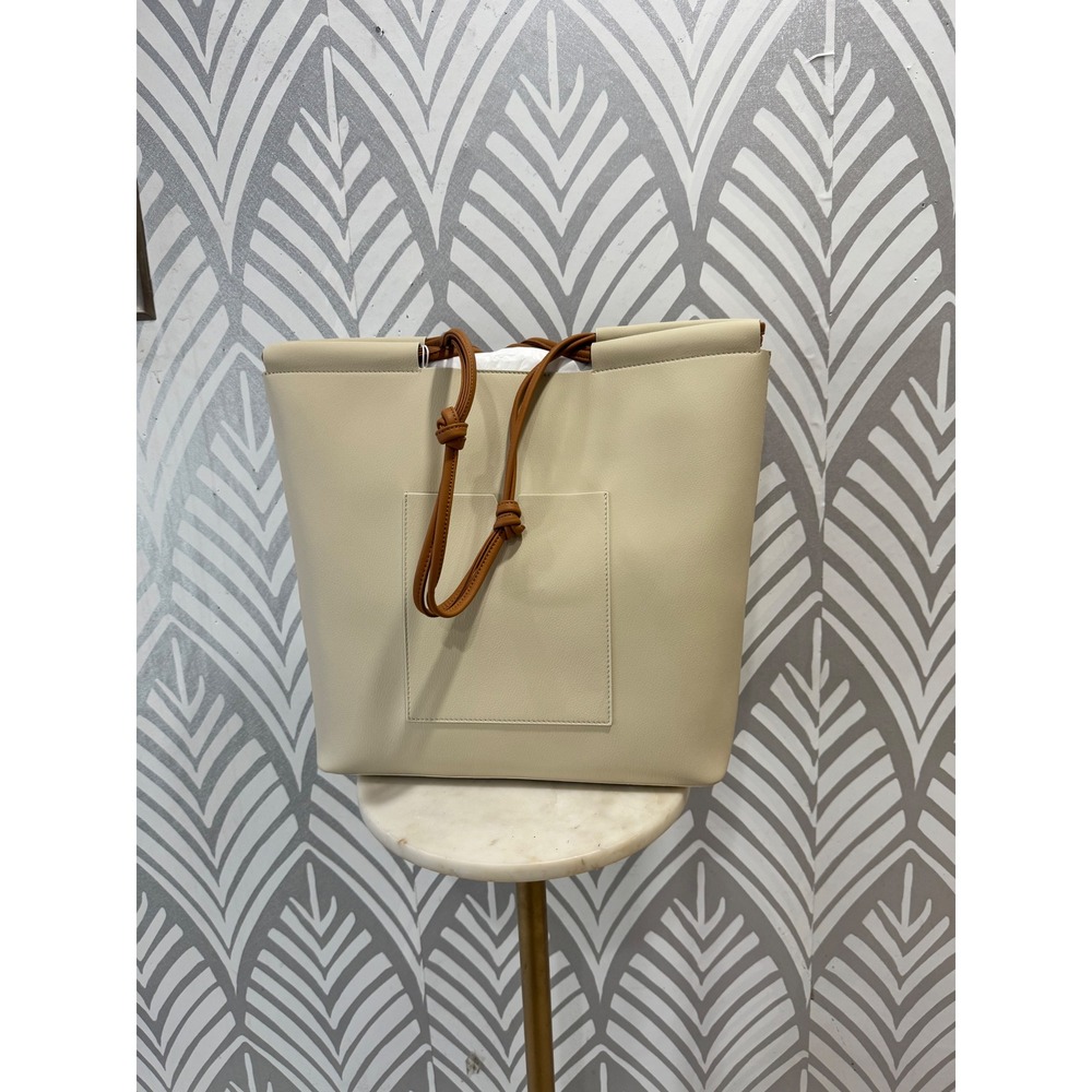 Von Holzhausen The Market Tote Oat Technik-Leather Vegan Handbag Made in Italy